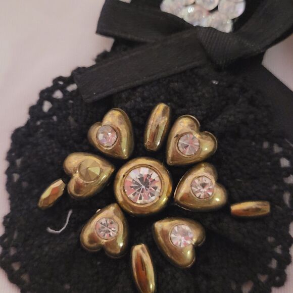 As Is Defect Golds Infinity Size Small Crop Top Blouse Japan Harajuku Gyaru Y2K - Picture 3 of 16